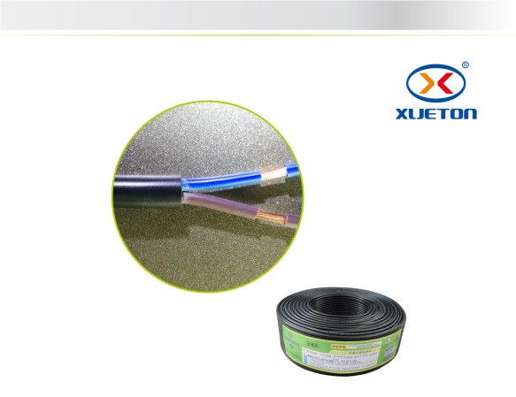  黑擠電源線(xiàn)RVV 2X0.5mm